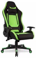 Компьютерное кресло College BX-3760 игровое, обивка: текстиль, цвет: black/green