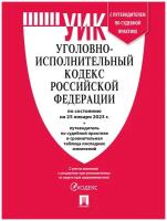 Книга Проспект Уголовно-исполнительный кодекс РФ. По состоянию на 25.01.23 год. Путеводитель по судебной практике. 2023 год