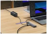 USB-хаб Baseus StarJoy 8-in-1 WKWG080213 (USB 3.1 x3, HDMI 4K@60Hz, Type-C, RJ-45, SD, TF, Space Grey)