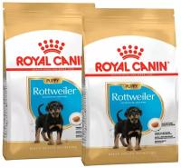 ROYAL CANIN ROTTWEILER PUPPY для щенков ротвейлер (12 + 12 кг)