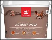 Tikkurila Euro Lacquer Aqua антисептирующий водный лак (бесцветный, полуглянцевый, 9 л)