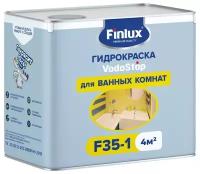 Finlux F35-1 Гидроизоляционная краска для ванной. Суперэластичная, внутренних работ, 4 кв. м, бесцветная