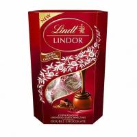 Конфеты шоколадные Lindt Lindor "Double Chocolate" Двойной шоколад 200 г (из Финляндии)