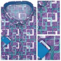 Рубашка FESSO, размер XL, фиолетовый