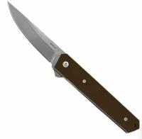 Нож складной IKBS Boker plub для повседневного ношения из стали VG-10. Накладка из G10. Клинок 9 сантиметров. Коричневый