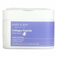 Mary & May, Collagen Peptide, Vital Beauty Mask, 30 Sheets, 14.1 oz (400 g) Each