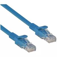 Патч-корд ExeGate UTP-RJ45-RJ45-C5e-PVC-CCA-3M, 0.14 м, синий