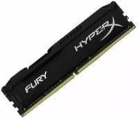 Модуль памяти HyperX Fury DDR3 DIMM 1600MHz PC3-12800 CL10 - 8 ГБ HX316C10F/8, черный