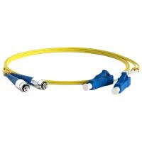 Кабель Hyperline FC-D2-9-FC/UR-LC/UR-H-2M-LSZH, 2 м, желтый