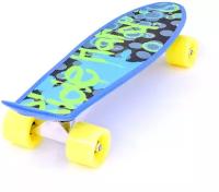 Скейт, скейтборд, пенни борд пластиковый 55 см, колеса PVC