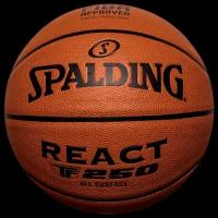 Мяч баскетбольный Spalding TF-250 React 76967z, размер 7, FIBA Approved