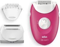 Эпилятор Braun SE 3-276 Silk-epil 3 малиновый