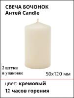 Набор свечей АНТЕЙ Candle Подарочная, кремовый