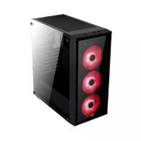 Корпус AeroCool Midi Tower Quartz Red