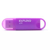 Флешка EXPLOYD 570 4 ГБ, purple