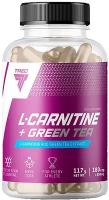 L карнитин для похудения, 180 капс, Trec Nutrition L-Carnitin + Green Tea