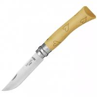 Складной нож Opinel №7 Nature, самшит, нержавеющая сталь 001548 сердце