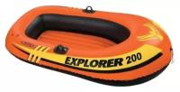 Лодка надувная двухместная Intex EXPLORER, 185х94х41см (58330NP)