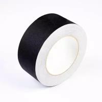 Клейкая лента студийный тейп черного цвета 50 мм х 27 м Fotokvant GP-5027 Black gaffer tape