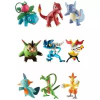Фигурки Tomy Покемоны набор из 3 штук Pokemon: Ivysaur, Charmeleon, Wartortle