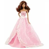 Кукла Barbie Пожелания ко дню рождения 2015 Шатенка, 29 см, CJY58