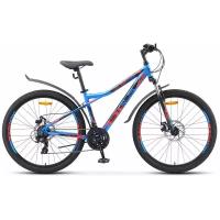 Горный (MTB) велосипед STELS Navigator 710 MD 27.5 V020 (2020) синий/черный/красный 16" (требует финальной сборки)