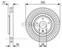 BOSCH 0986479W52 Диск тормозной