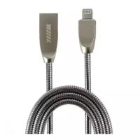 Кабель WIIIX USB - Lightning (CB850-U8-Z-10), 1 м, серебристый