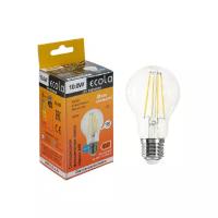 Лампа светодиодная Ecola, Classic LED Premium 10,0W A60 220-240V E27 4000K 360 filament 105x60 E27, G60, 10Вт, 4000К