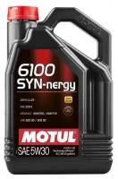 Моторное масло Motul 6100 SYN-NERGY 5W30 4л (107971)