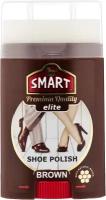 Крем-краска для обуви SMART ELITE SHOE POLISH (60 ml) brown