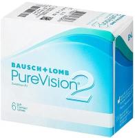 Контактные линзы Bausch & Lomb PureVision 2 HD, 6 шт., R 8,6, D -8