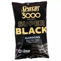 Прикормочная смесь Sensas 3000 Super Black Gardons