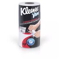 Kleenex Viva многоразовые салфетки в рулоне, 63 шт