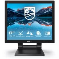 Монитор жидкокристаллический PHILIPS Монитор LCD 17'' 54 1280х1024SXGA TN, nonGLARE, 250cdm2, H170V160, 10001, 50M1, 16.7M, 1ms, VGA, DVI, Tilt, 3Y, Black