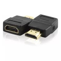 Переходникдля телевизоров ноутбуков и камер HDMI 19M/ HDMI 19F черный