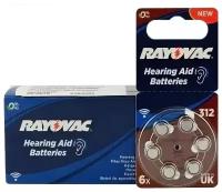 Батарейки Rayovac Extra 312 (PR41) для слуховых аппаратов, упаковка (60 батареек)