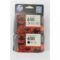 Картридж hp 650 Черный+Цветной Оригинал