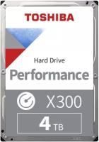 Жёсткий диск 4Tb Toshiba X300 Performance (HDWR440UZSVA) SATA-III, (7200rpm), 256Mb, 3.5"