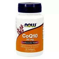 Капсулы NOW CoQ10 50 мг with Selenium and Vitamin E, 50 шт