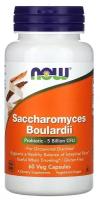 Капсулы NOW Saccharomyces Boulardii, 60 шт. Сахаромицеты Буларди