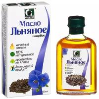 Масло льняное Сибирский продукт "Сибирское" марка П, нерафинированное, холодный отжим, без ГМО, 899 кКал, 100 мл