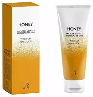 J:on Маска для лица с экстрактом меда Honey Smooth Velvety and Healthy Skin Wash Off Mask Pack, 50 г