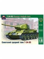 ARK Models Сборная модель "Советский средний танк Т-34-85", 1/35