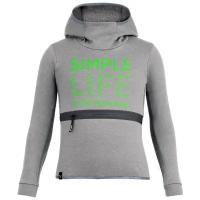 Толстовка для активного отдыха детская Salewa Simple Life Dry K Grey Melange (Рост:128)