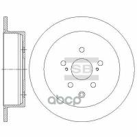Sd4035_диск Тормозной Задний! Lexus Rx 2.7-4.5 08> Sangsin brake арт. SD4035