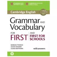 Grammar and Vocabulary for First and First for Schools Book with answers and CD-ROM Учебник с ответами