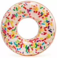 Круг надувной INTEX "Sprinkle Donut Tube" (Пончик с посыпкой), от 9 лет, 99х25см