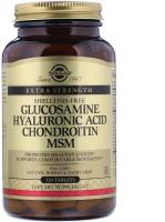 Solgar Glucosamine Hyaluronic Acid Chondroitin MSM, 120 таб