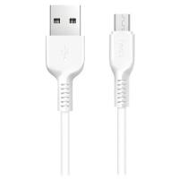 Кабель USB - MicroUSB HOCO X20 2,4A белый 1м